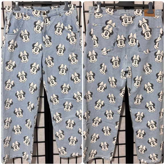 Cakeworthy Disney Minnie Mouse printed denim jeans size 36 - Picture 3 of 10